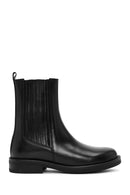 Women's Black Leather Chelsea Boots | Derimod Women's Black Leather Chelsea Boots | Derimod
