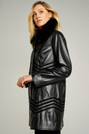 Sybil Kadın Deri Ceket | Derimod Sybil Kadın Deri Ceket | Derimod