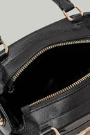 Black Women's Leather Handbag | Derimod Black Women's Leather Handbag | Derimod