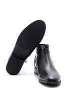 Women's Crocodile Detailed Leather Boots | Derimod Women's Crocodile Detailed Leather Boots | Derimod