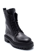 Women's Leather Zippered Boots | Derimod Women's Leather Zippered Boots | Derimod