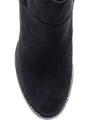 Women's Suede Heeled Boots | Derimod Women's Suede Heeled Boots | Derimod