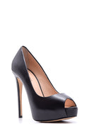 Kadın Platform Topuklu Deri Ayakkabı | Derimod Kadın Platform Topuklu Deri Ayakkabı | Derimod