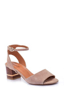 Women's Suede Heeled Shoes | Derimod Women's Suede Heeled Shoes | Derimod