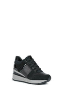 Geox Kadın Siyah Dolgu Topuk Zosma Sneaker | Derimod Geox Kadın Siyah Dolgu Topuk Zosma Sneaker | Derimod