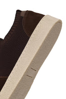 Erkek Kahverengi Bağcıklı Süet Deri Sneaker | Derimod Erkek Kahverengi Bağcıklı Süet Deri Sneaker | Derimod