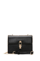 Women's Black Long Chain Strap Crossbody Bag | Derimod Women's Black Long Chain Strap Crossbody Bag | Derimod