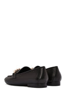 Women's Black Buckle Leather Loafer | Derimod Women's Black Buckle Leather Loafer | Derimod