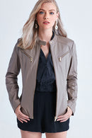 Latinia Kadın Deri Ceket | Derimod Latinia Kadın Deri Ceket | Derimod