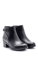 Women's Quilted Leather Boots | Derimod Women's Quilted Leather Boots | Derimod