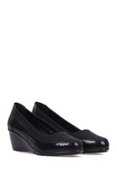 Crocodile Patterned Women's Wedge Heeled Shoes | Derimod Crocodile Patterned Women's Wedge Heeled Shoes | Derimod