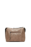 Women's Beige Crocodile Cross Bag | Derimod Women's Beige Crocodile Cross Bag | Derimod
