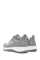 Erkek Gri Bağcıklı Kalın Tabanlı Sneaker | Derimod Erkek Gri Bağcıklı Kalın Tabanlı Sneaker | Derimod