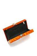 Women's Orange Long Chain Strap Mini Box Bag | Derimod Women's Orange Long Chain Strap Mini Box Bag | Derimod