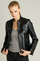 Penny Kadın Deri Ceket | Derimod Penny Kadın Deri Ceket | Derimod