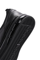 Men's Black Leather Sneaker | Derimod Men's Black Leather Sneaker | Derimod