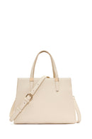 Women's Cream Long Strap Classic Handbag | Derimod Women's Cream Long Strap Classic Handbag | Derimod