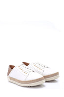 Kadın Rose Detaylı Hasır Tabanlı Espadril | Derimod Kadın Rose Detaylı Hasır Tabanlı Espadril | Derimod