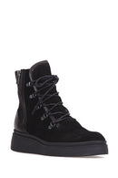 Women's Zippered Suede Boots | Derimod Women's Zippered Suede Boots | Derimod