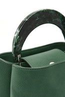 Women's Green Long Strap Mini Handbag | Derimod Women's Green Long Strap Mini Handbag | Derimod