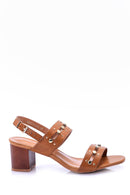 Women's Studded Detailed Heeled Shoes | Derimod Women's Studded Detailed Heeled Shoes | Derimod