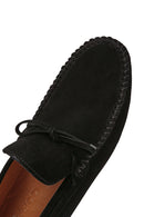 Erkek Siyah Süet Deri Casual Loafer | Derimod Erkek Siyah Süet Deri Casual Loafer | Derimod