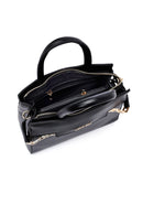 Women's Black Long Strap Chain Detailed Handbag | Derimod Women's Black Long Strap Chain Detailed Handbag | Derimod