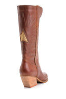 Women's Cowboy Leather Boots | Derimod Women's Cowboy Leather Boots | Derimod