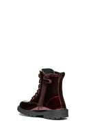 Geox Kız Çocuk Bordo Shaylax Bağcıklı Fermuar Detaylı Rugan Deri Postal Bot | Derimod Geox Kız Çocuk Bordo Shaylax Bağcıklı Fermuar Detaylı Rugan Deri Postal Bot | Derimod