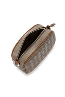 Women's Mink Long Strap Printed Crossbody Bag | Derimod Women's Mink Long Strap Printed Crossbody Bag | Derimod