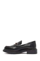 Kadın Siyah Tokalı Maskülen Loafer | Derimod Kadın Siyah Tokalı Maskülen Loafer | Derimod