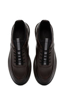 Erkek Kahverengi Bağcıklı Deri Casual Sneaker | Derimod Erkek Kahverengi Bağcıklı Deri Casual Sneaker | Derimod
