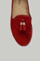 Püskül Detaylı Kadın Deri Espadril | Derimod Püskül Detaylı Kadın Deri Espadril | Derimod