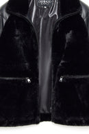 Dakota Women's Black Teddy Coat | Derimod Dakota Women's Black Teddy Coat | Derimod