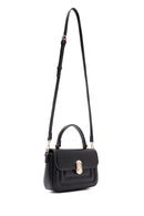 Women's Black Long Strap Mini Crossbody Bag | Derimod Women's Black Long Strap Mini Crossbody Bag | Derimod