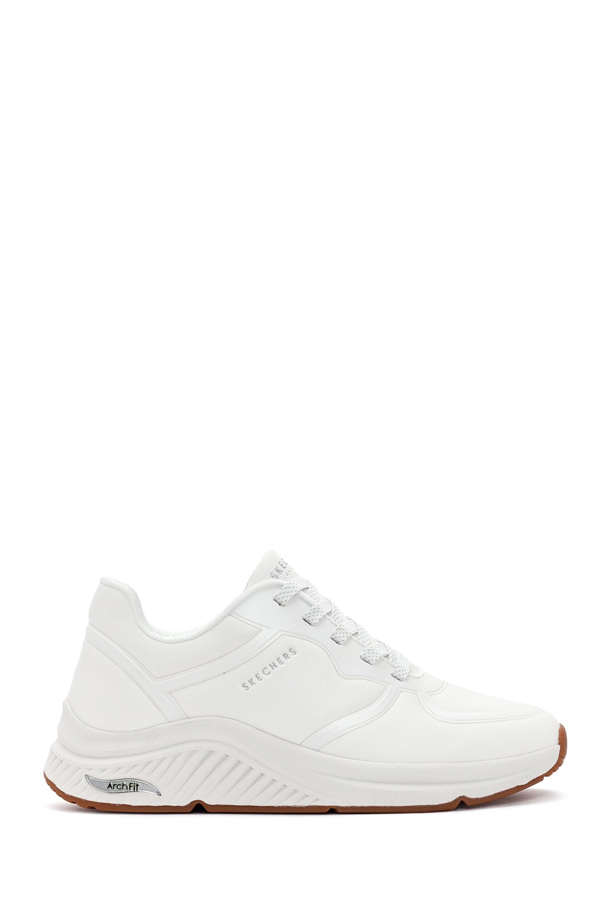 Skechers Kadın Beyaz Arch Fit S-Miles Bağcıklı Sneaker 155570 WHT | Derimod