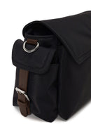 Woman Black Fabric Crossbody Bag | Derimod Woman Black Fabric Crossbody Bag | Derimod