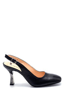 Kadın Deri Aksesuar Detaylı Stiletto | Derimod Kadın Deri Aksesuar Detaylı Stiletto | Derimod