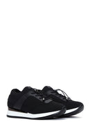 Women's Black Fabric Sneaker | Derimod Women's Black Fabric Sneaker | Derimod
