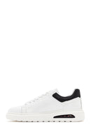 Men's White Thick Sole Lace Up Leather Sneaker | Derimod Men's White Thick Sole Lace Up Leather Sneaker | Derimod