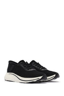 Derimod Zero Women's Black Lace-Up Thick Soled Sneaker | Derimod Derimod Zero Women's Black Lace-Up Thick Soled Sneaker | Derimod
