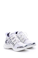 Kadın Gümüş Detaylı Sneaker | Derimod Kadın Gümüş Detaylı Sneaker | Derimod