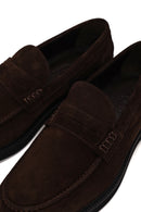 Erkek Kahverengi Süet Deri Casual Loafer | Derimod Erkek Kahverengi Süet Deri Casual Loafer | Derimod