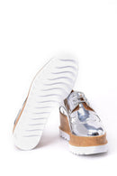 Women's High-Sole Silver Shoes | Derimod Women's High-Sole Silver Shoes | Derimod