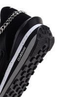 Alberto Guardiani Women's Black Wen Leather Thick Soled Sneaker | Derimod Alberto Guardiani Women's Black Wen Leather Thick Soled Sneaker | Derimod