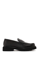 Male Black Leather Casual Loafer | Derimod Male Black Leather Casual Loafer | Derimod