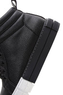 Women's Black High Top Sneaker | Derimod Women's Black High Top Sneaker | Derimod
