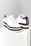 High-Sole Women's Leather Sports Shoes | Derimod High-Sole Women's Leather Sports Shoes | Derimod