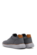 Men's Grey Fabric Sneakers | Derimod Men's Grey Fabric Sneakers | Derimod