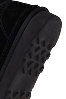 Male Black Lace-up Suede Casual Boots | Derimod Male Black Lace-up Suede Casual Boots | Derimod